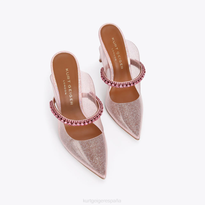 Kurt Geiger mujer vinilo del duque de londres 2LPR387 | calzados rosa